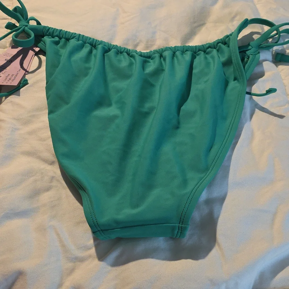 Wild Fable Green Tie-Side Bikini Bottom XL (W399) - Picture 5 of 5